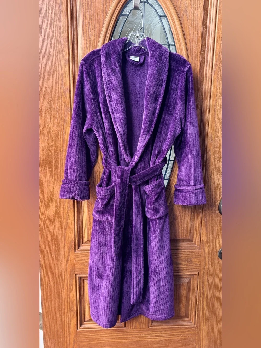 Women's Sonoma Goods For Life® Long Plush Wrap Rob Purple Size X-Small